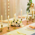 supports bougies or transparents classiques décoration table mariageintérieur