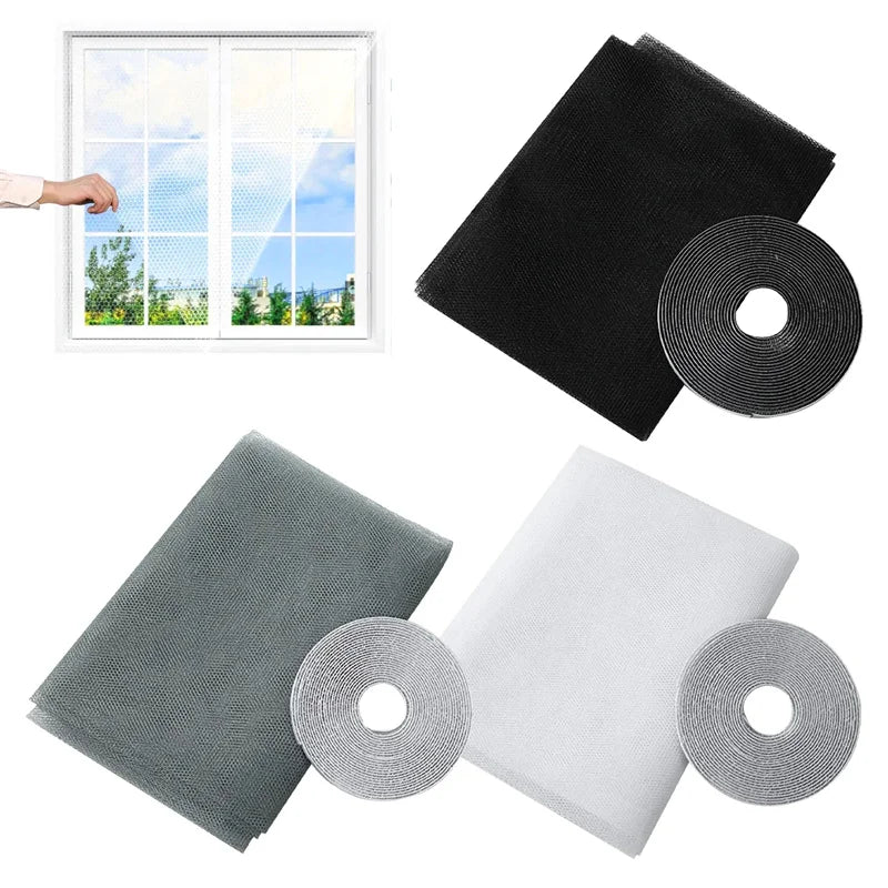 filet protection fenetre noir gris blanc adhésif maille hexagonale compacte moderne sans insectes
