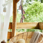 Lot de 4 cloches jingle rustiques pour décoration