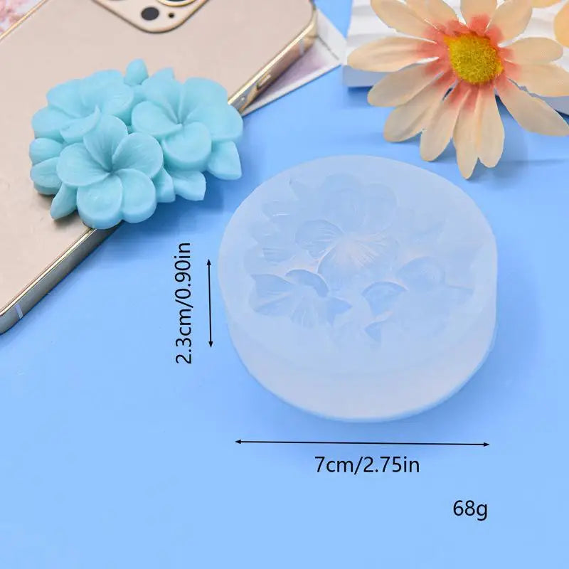moule silicone gateau deco fleur cupcake gelée bonbons chocolat floral multicolore transparent