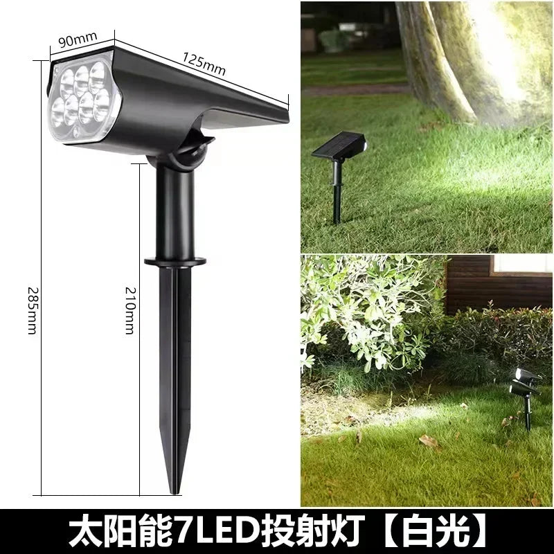 lampe solaire jardin led rgb ip65 moderne noire autoinstallationextérieur