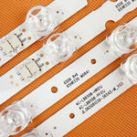bandes rétroéclairage led blanc modernes clips téléviseur 110 240v 8led aluminium 65pouces