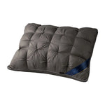oreiller mousse mémoire forme fleur coussin polyester coton doux moderne blanc bleu gris