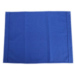 serviette moderne bleu uni polyester tissé extérieur accueil deux modernes
