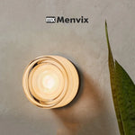 appliques murales modernes transparentes ambre gris clair texturées minimaliste fixées mur flux lumineux led