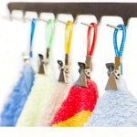 clips linge couleur moderne utilitaire tissu varié serviettes suspendre crochet métal brillant
