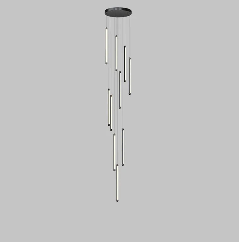 suspension lumineuse or noir moderne 10 13 16 19 lumières télécommande haute qualité certifications