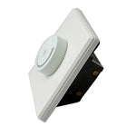 interrupteur rotatif blanc moderne contrôle vitesse variateur mur fixe