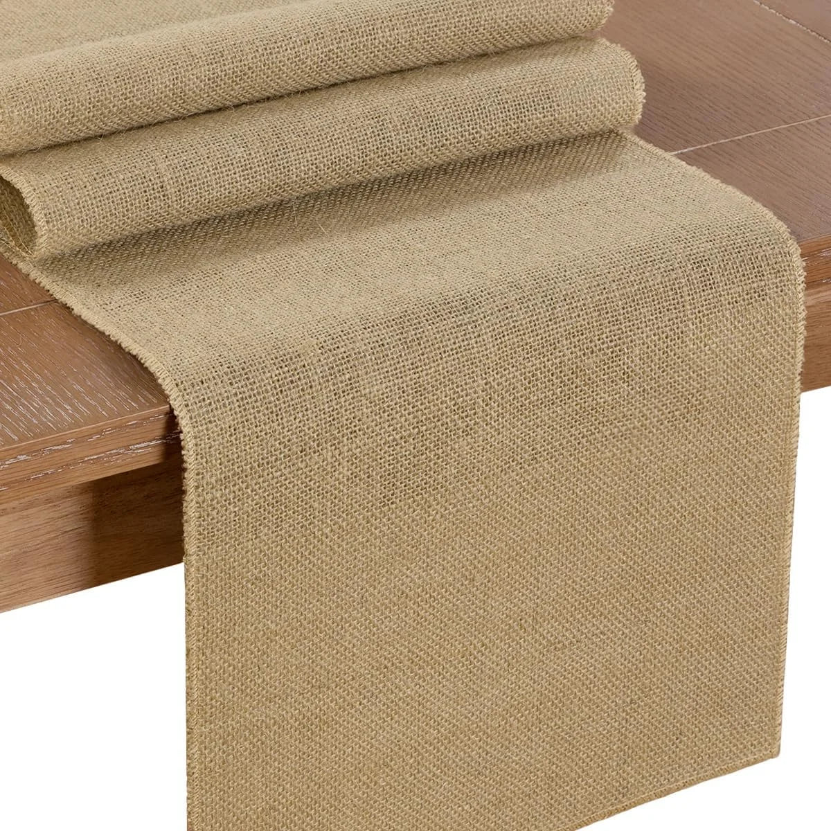 nappe rustique toile jute beige marron clair texture grossière aspect lin opacité totale champêtre