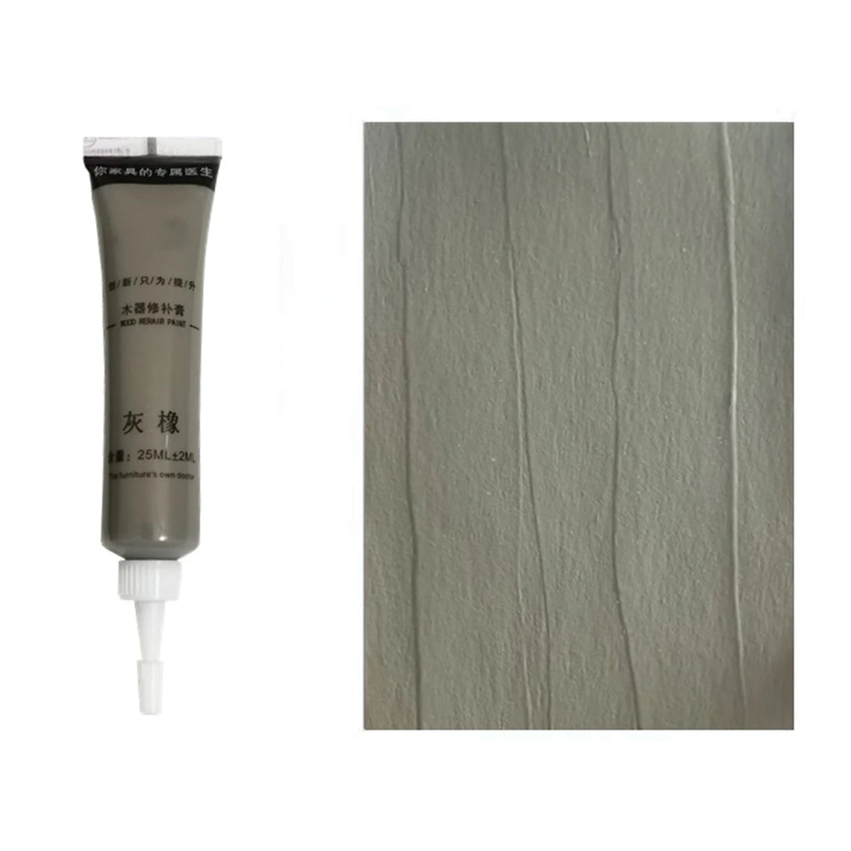 pâte réparation meubles bois remplissage fissures scratches restauration ponçage beige marron gris blanc
