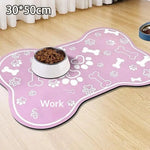 tapis sol chien chat imperméable antidérapant séchage rapide motif pattes