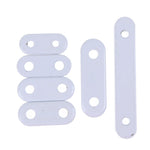 plaques fixation coton blanc opaques modernes 10 pièces