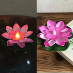 fleurs lotus flottantes artificielles multicolores décoration intérieure piscine réservoir anniversaire fête
