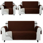 housse canapé marron beige quilted adhésif moderne salon lavable printemps été