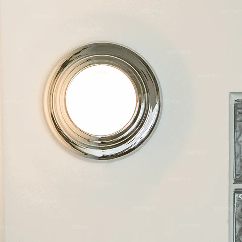 spot mural moderne chrome verre blanc éclairage quotidien chambre cuisine salle bain