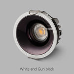 spot led encastrable blanc moderne aluminium éclairage intérieur cuisine salon minimaliste