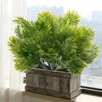 décoration intérieure plante artificielle feuilles vertes moderne branche verte naturelle maison carnaval