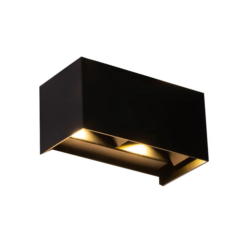 applique murale led moderne noir doré texturée industrielleextérieur minimaliste
