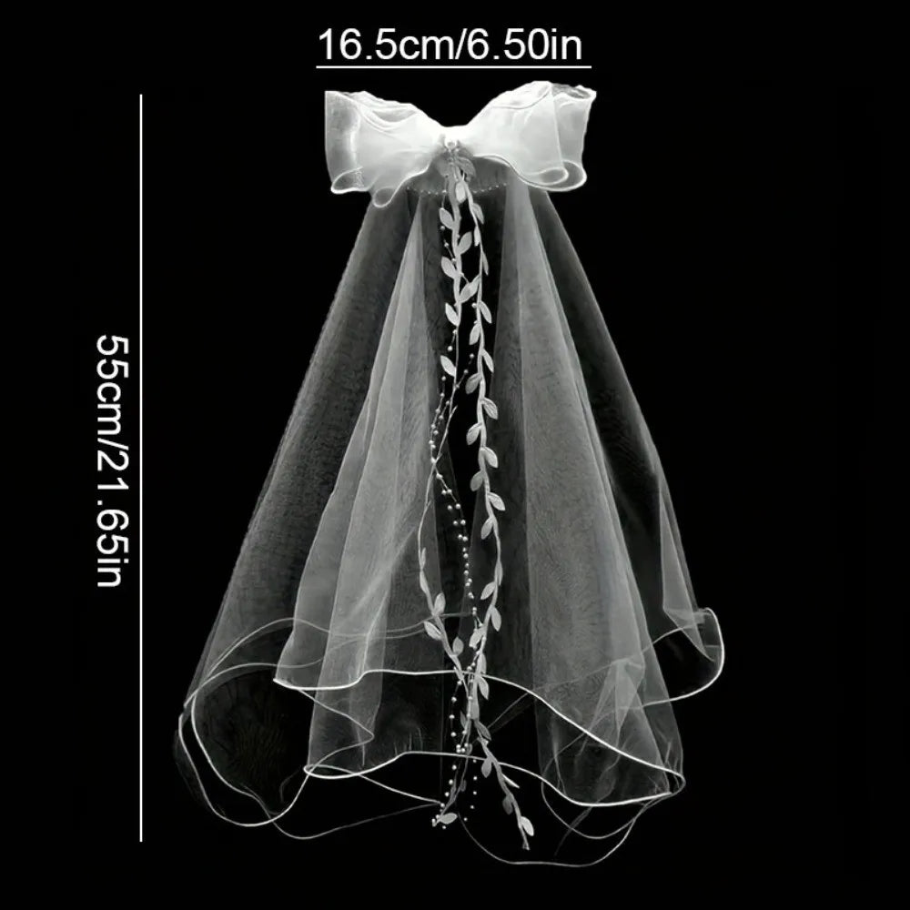 voile mariée blanc dentelle rubans classique romantique bride tulle gaze headpiece