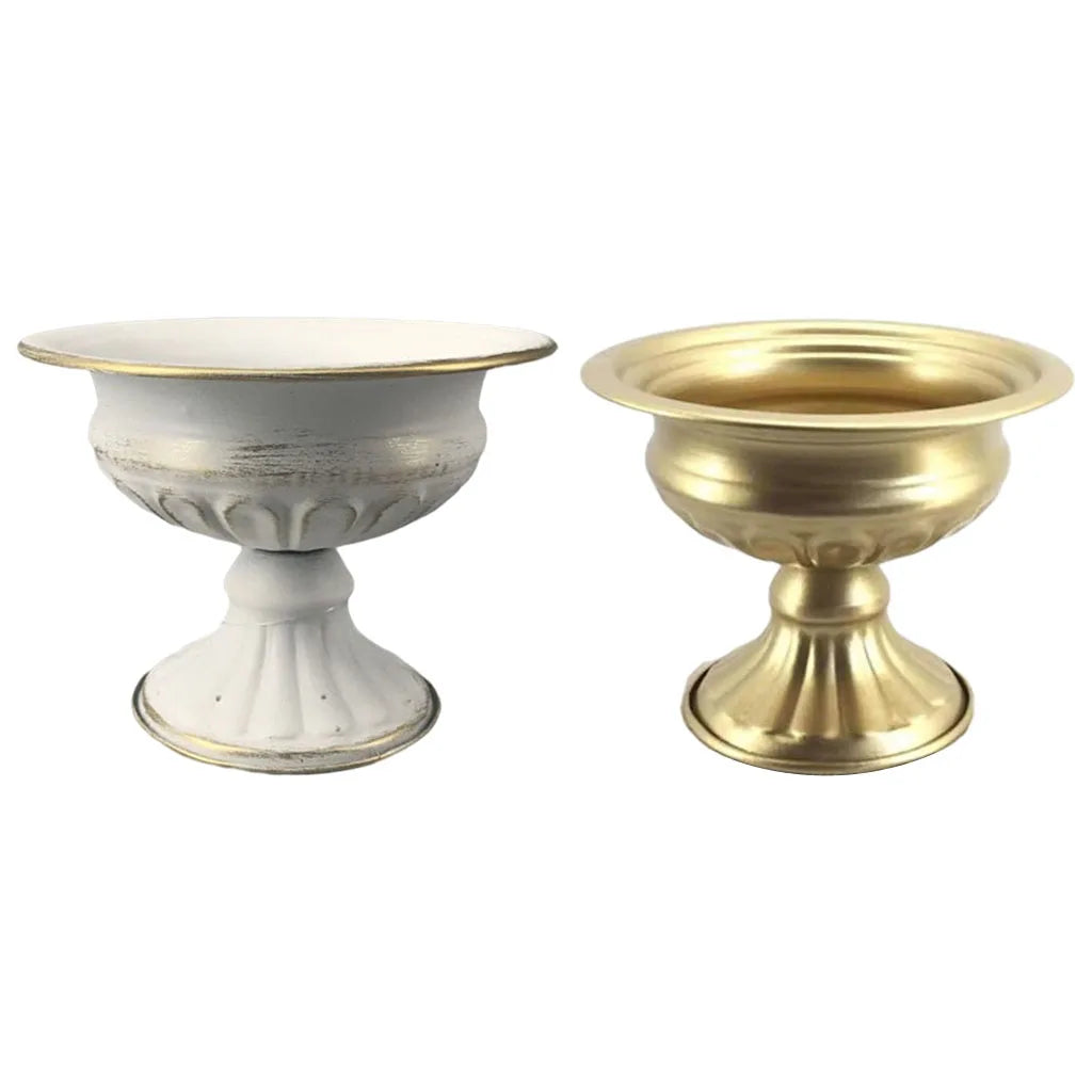 vase blanc or floral texture classique deco table anniversaire mariage