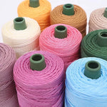 corde coton tressée 3mm fil tissé décoratif couture artisanat accessoires faits main
