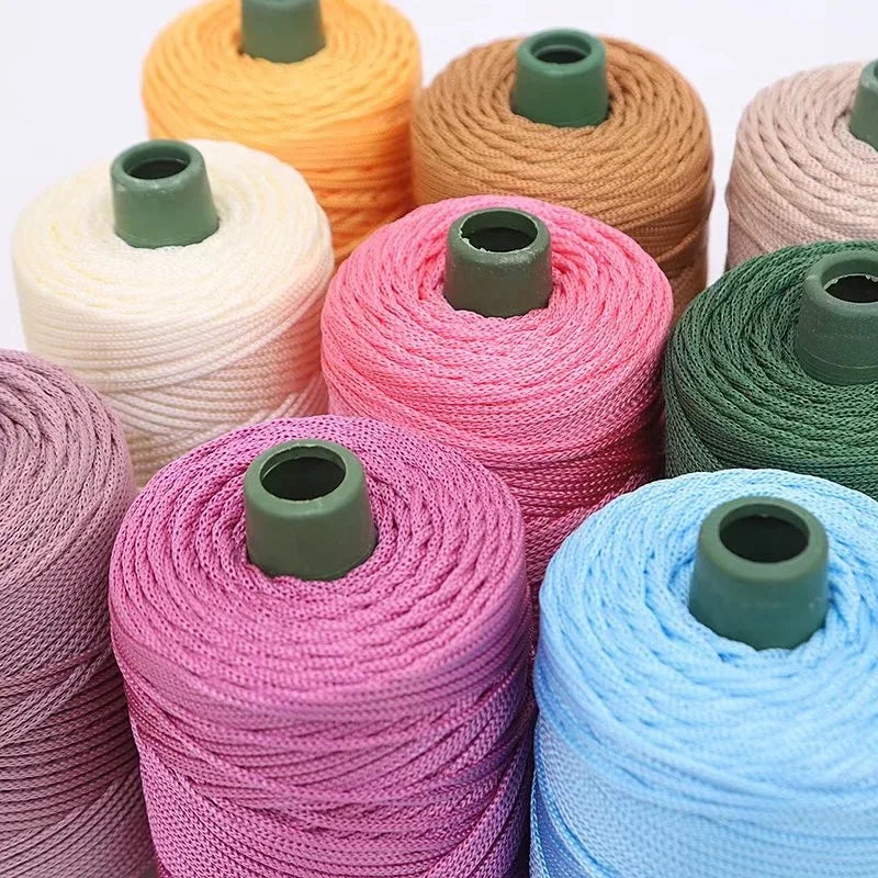 corde coton tressée 3mm fil tissé décoratif couture artisanat accessoires faits main