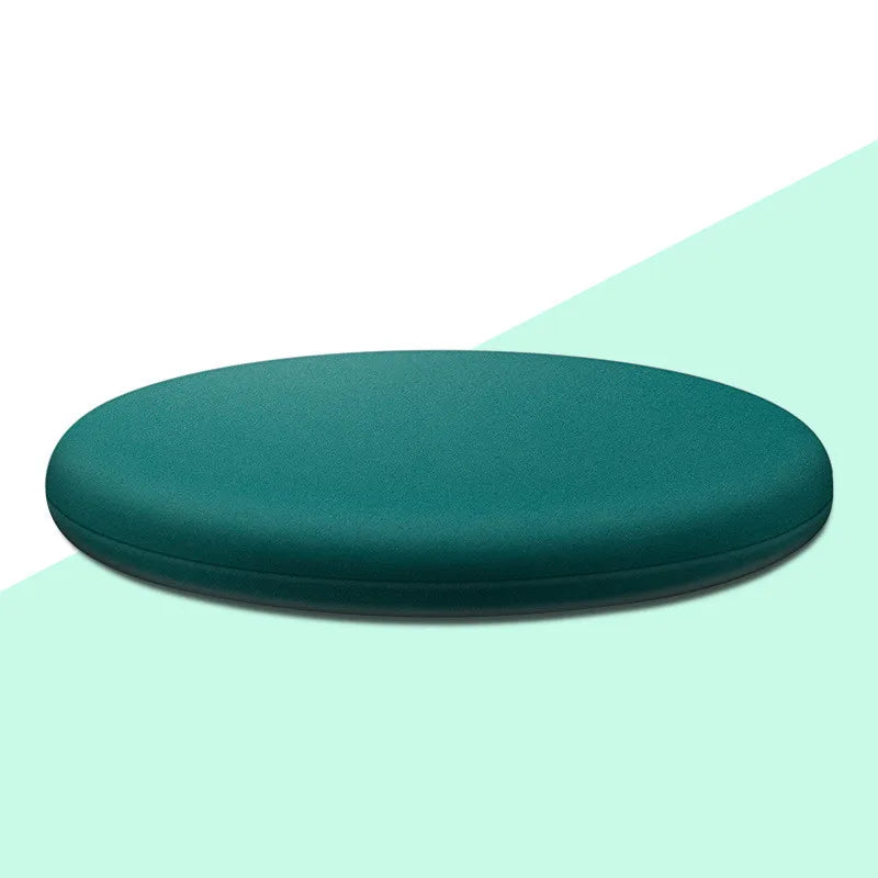 coussin rond mousse mémoire forme antidérapant coton lavable bleu gris marron vert moderne