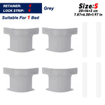 supports drap blancs modernes clips anti dérapants 500 pièces lit familial sécurité maison