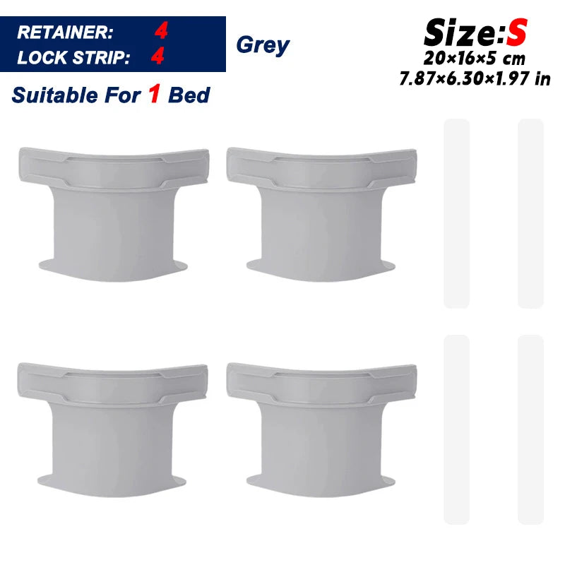 supports drap blancs modernes clips anti dérapants 500 pièces lit familial sécurité maison