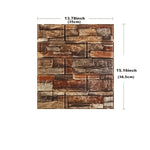 papier peint mural adhésif 3d effet brique texture moderne gris marron beige décoration