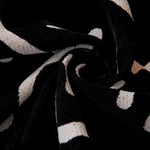 couverture canapé moderne motif chats blanc noir oreiller peluche décorative