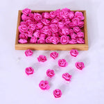 décoration mariage intérieur fleurs artificielles multicolores roses relief festive maison cadeaux anniversaire