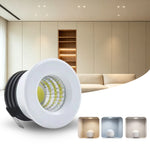 Spot LED 3W Noir Blanc Or Moderne Adhésif 220V LED Driver