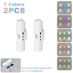 lampe murale moderne adhésif blanc flux lumineux 249 2000 rechargeable capteur mouvement veilleuse prise