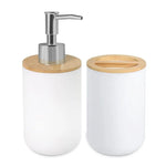 ensemble d'accessoires salle bain distributeur savon porte brosses dents porte savon noir moderne minimaliste