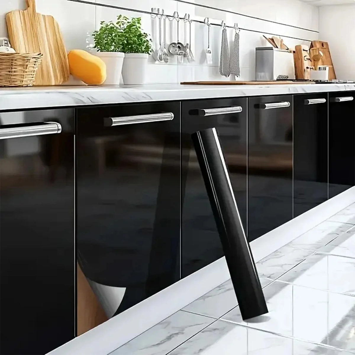 panneau decoratif autoadhesif moderne noir mat impermeable antistatique isolation thermique absorption son résistant moisissure