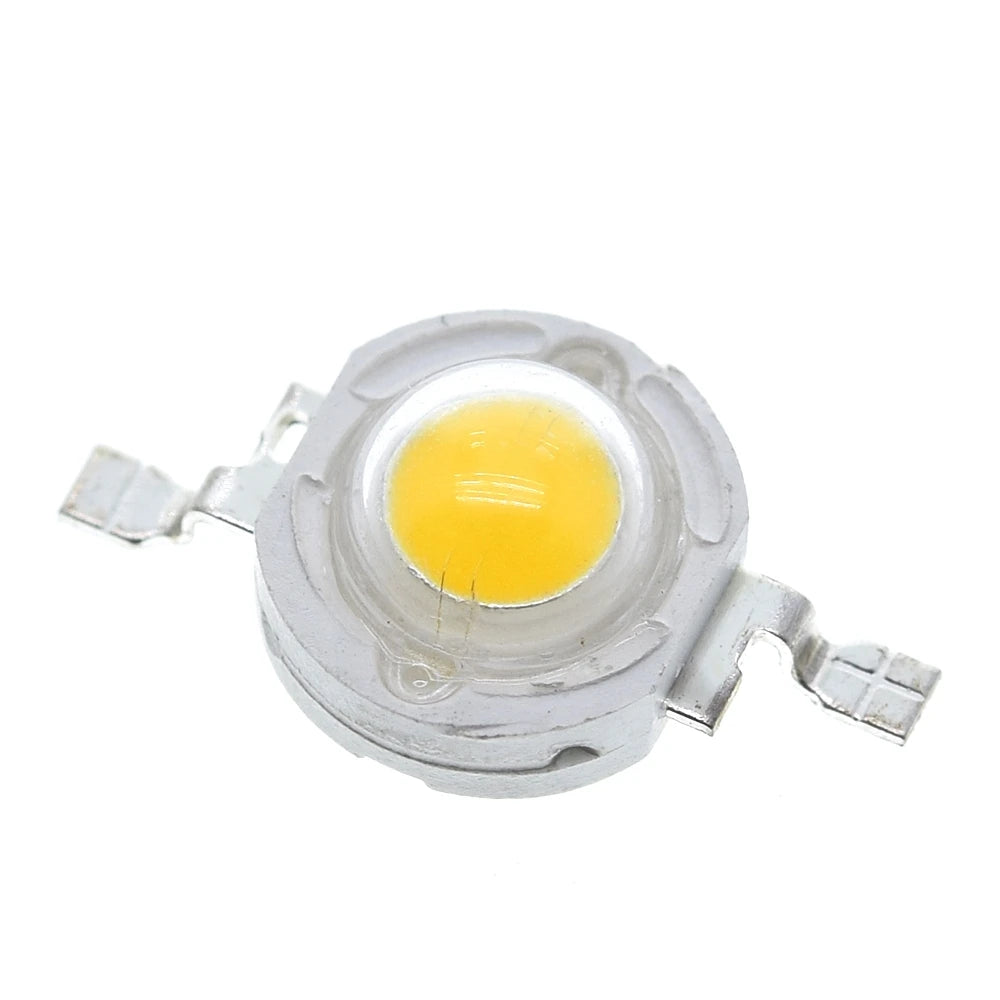 ampoule led blanc jaune ronde lisse moderne clips métalliques haute puissance