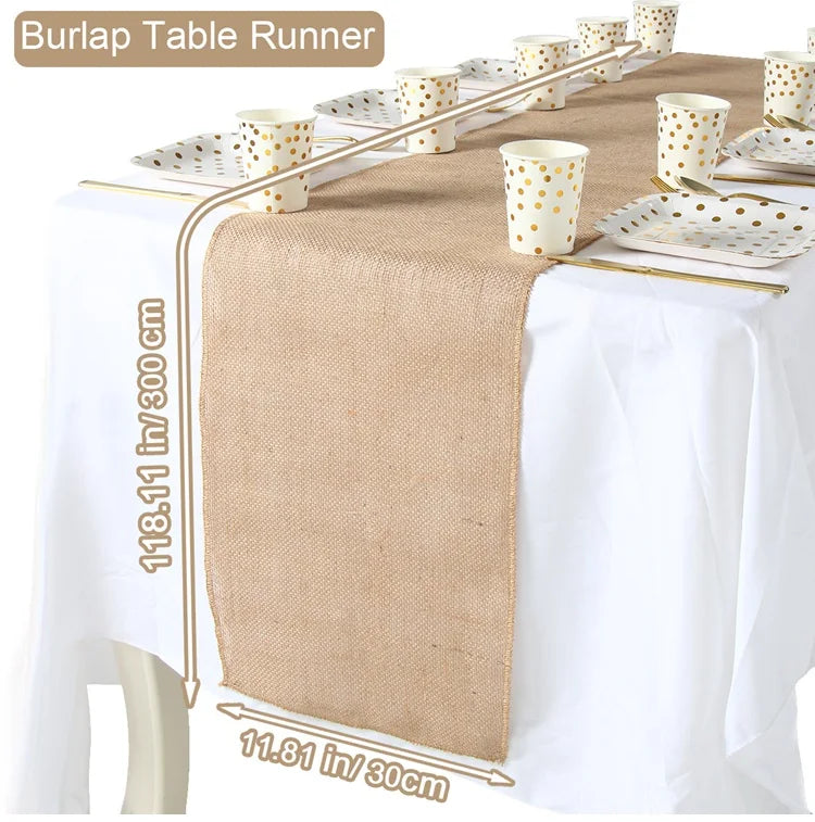nappe rustique tissu toile beige marron clair blanc texture grossière mariage champêtre hydrangeas fleurs