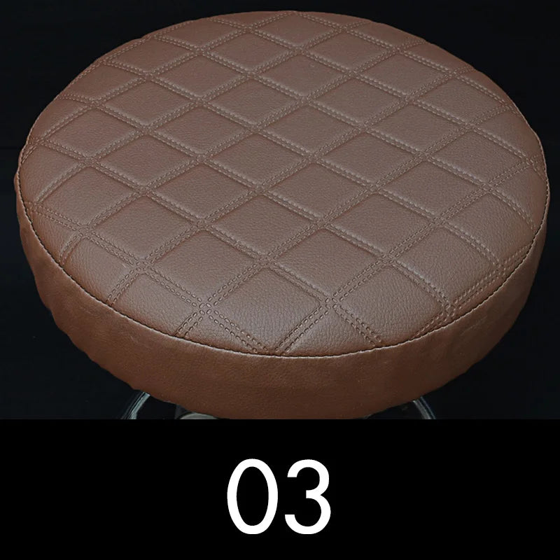 couvre siège ronde violet rouge noir moderne quilted imperméable siège tabouret bar polyester coton