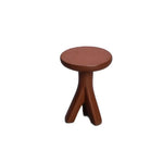 miniature meubles salon moderne fauteuils table basse commode décorations maison résine beige marron blanc