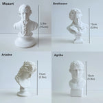 Statue Beethoven résine vue de face salon moderne