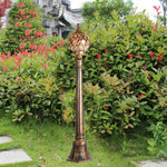 lanterne vintage dorée moderne rétro motifs géométriques extérieur ip65 led