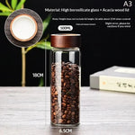 pot conserves verre transparent couvercle bois poignée moderne minimaliste almacenamiento alimentos
