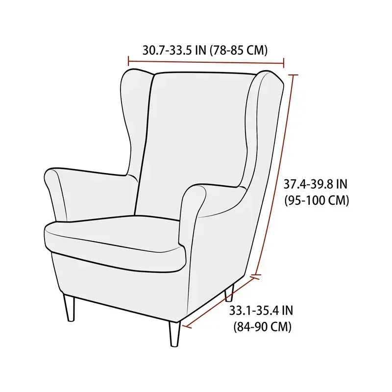housses fauteuil velours uni vert foncé jaune classique polyester amovible salon chaise mariage banquet
