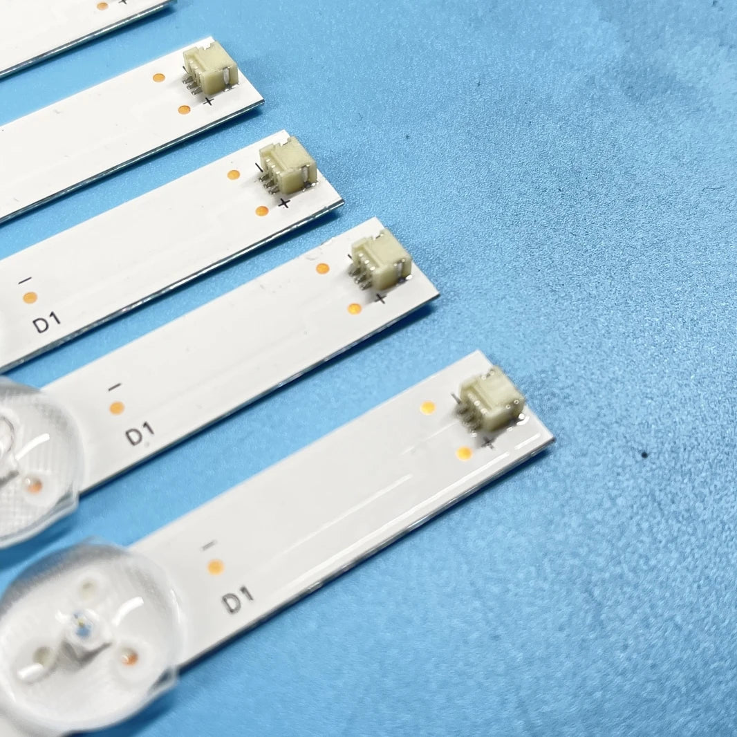 bande led ampoules blanc moderne 3v 530mm connecteurs aluminium