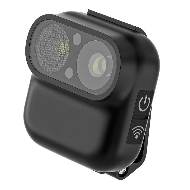 lampe frontale rechargeable led noir jaune étanche longue durée batterieextérieur pêche capteur headlamp multifonctionnelle