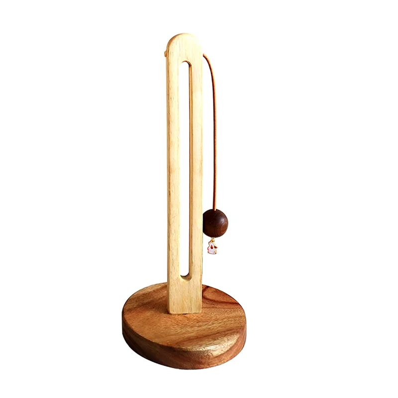 porte rouleau serviettes papier bois clair stand debout roll holder anti dérapant