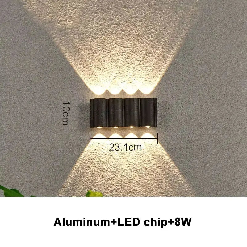 applique murale moderne industrielle led noir lumiere chaude chambre cuisine entree