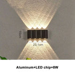 applique murale moderne industrielle led noir lumiere chaude chambre cuisine entree