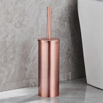 brosse wc murale acier inoxydable or noir argent moderne poignée